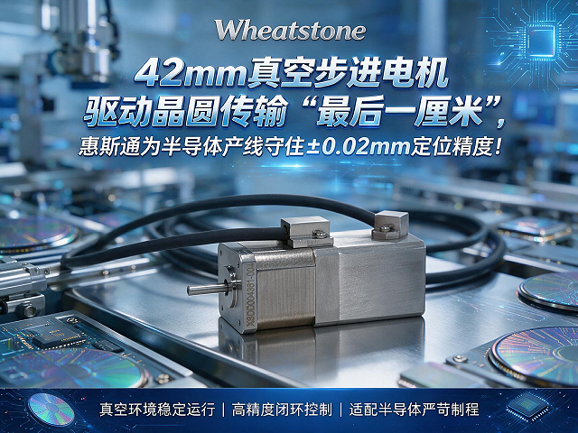 42mm真空步进电机驱动晶圆传输“最后一