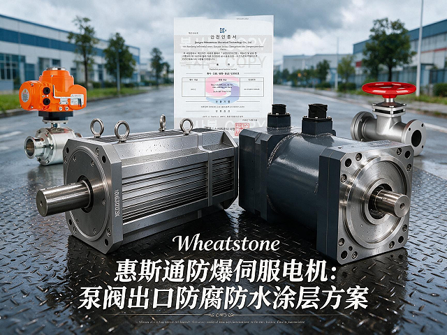 惠斯通防爆伺服电机：泵阀出口防腐防水涂层